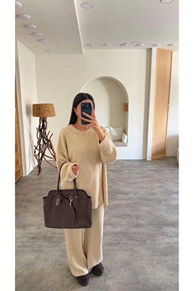 ALVOR Triko Kumaş Kazak Pantolon Takim