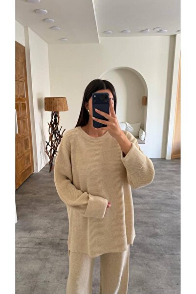 ALVOR Triko Kumaş Kazak Pantolon Takim