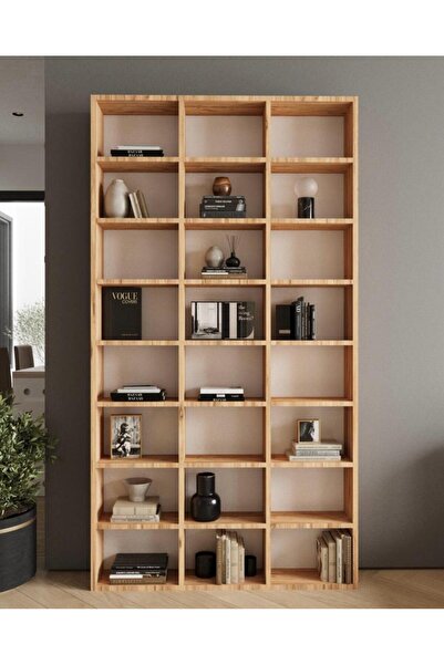 CLASSY HOME TASARIM CLASSY 24 RAFLI ÇOK AMAÇLI DOLAP - KİTAPLIK ATLANTİK ÇAM