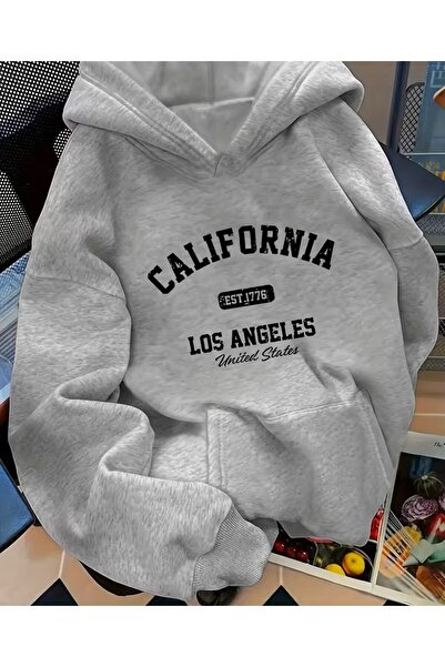 LELVANİ سترة رياضية للرجال باللونين الأسود والرمادي من كاليفورنيا لوس أنجلوس