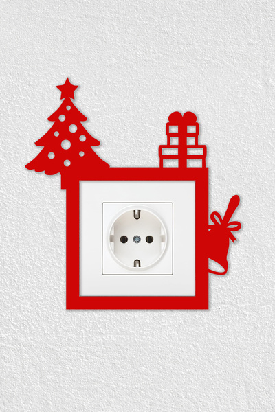 To Design Lab Christmas Themed Decorative Socket Key Frame
