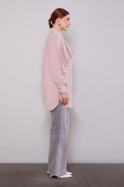 Levidor Powder Volan Detailed Shirt