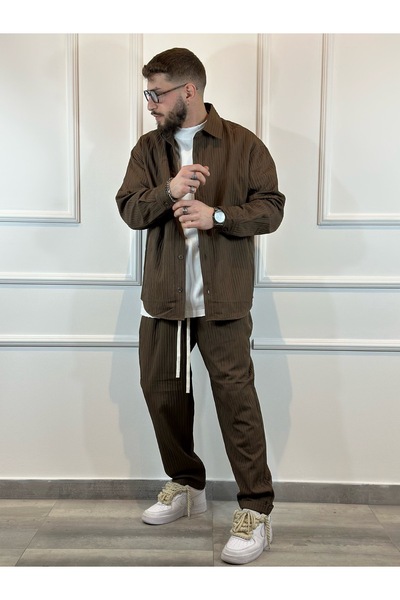 Urban Collection Men's casual brown suit