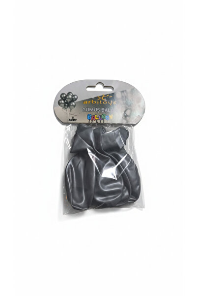 jumpytoys Silver Balloon Party Supplies (5 Pieces)