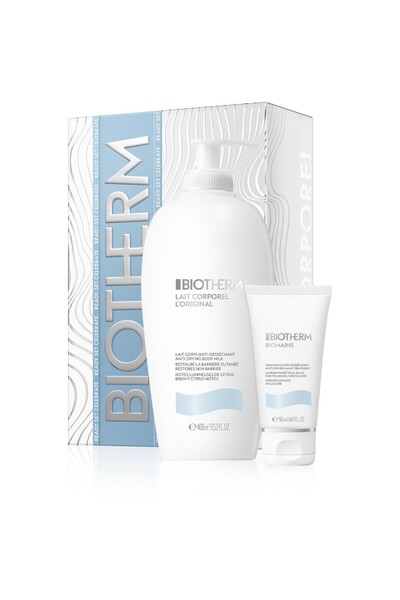 Biotherm Set: Lait Corporel Body Lotion 400 ml + Biomains Hand Cream 50 ml
