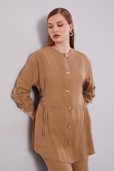 Levidor Camel side knit model double set