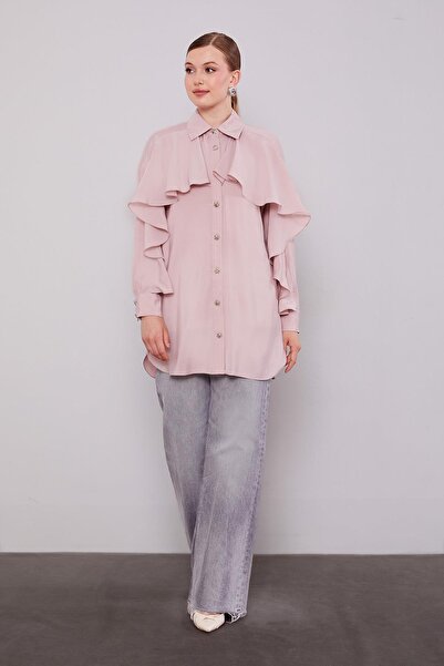 Levidor Powder Volan Detailed Shirt