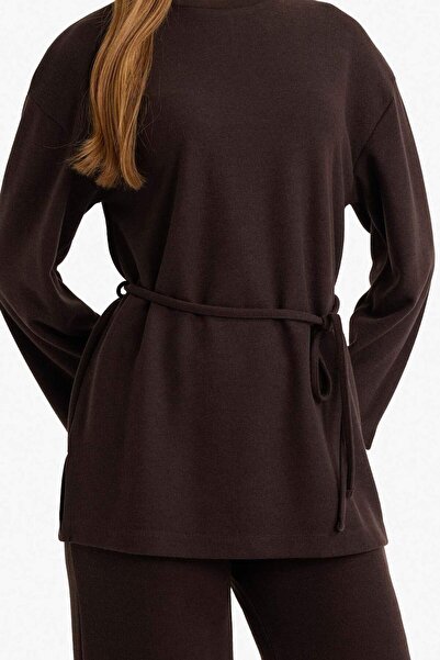 DeFacto Regular Fit Tie-Up Long Sleeve Tunic G4083Ax25Wn