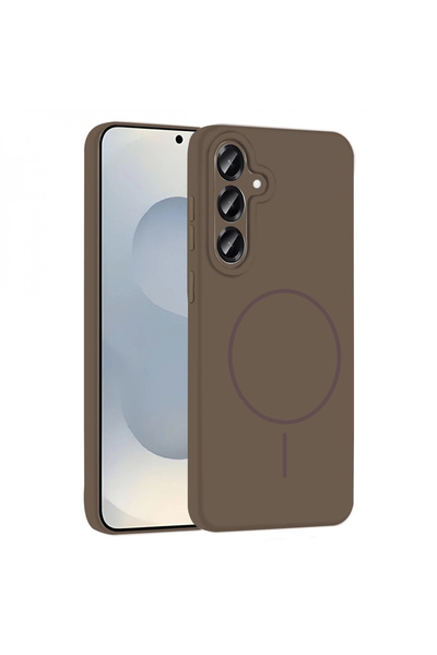 ceppark غطاء جوكو لهاتف سامسونج جالاكسي S25، غطاء جولي ماجسيف - بني