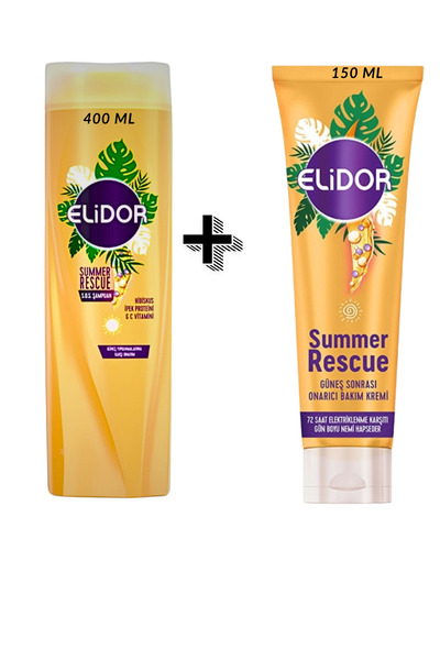 Elidor Summer Rescure 400 Ml & Onarıcı Bakım Kremi 150 Ml