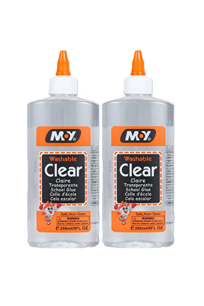 MY غراء مدرسي سائل شفاف، غراء سلايم وحرفي | قابل للغسل