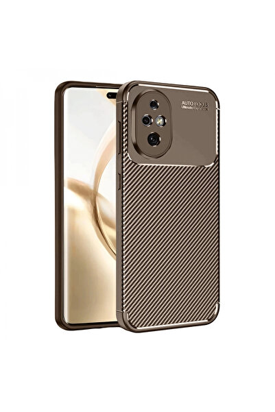 HarmonyAura حافظة هونر 200 ذات غطاء كربوني بتركيز تلقائي - بني