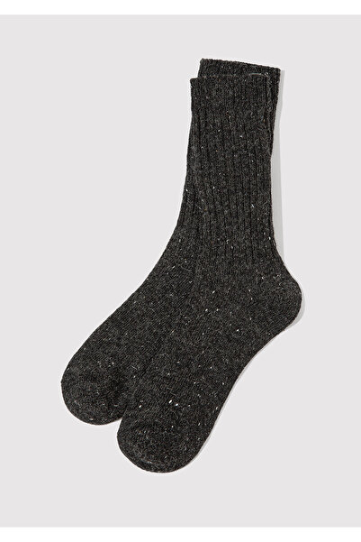 Mavi Wool Blend Gray Boot Socks 1913569-88035