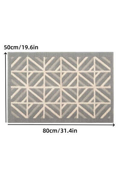 Generic Door Mat Non-Slip Mat Kitchen Bathroom Floor Mat 50cm x 80cm Indoor Super Absorbent Washable