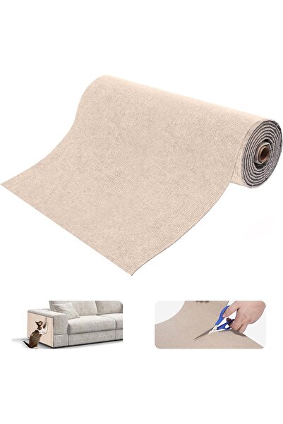 Arabest Trimmable Cat Scratch Mat pad Self-Adhesive Cat Scratching Post Carpet Covered Cat Tree Shelves