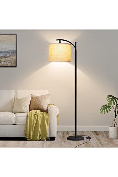 YESMAX Floor Lamp, Long Floor Lighting with 12W LED Bulb Modern Standing Lamp Reading Light for Living Room