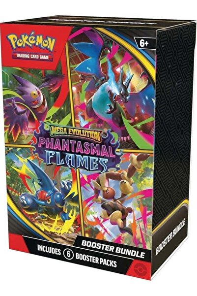 Pokemon TCG Pokémon TCG: Mega Evolution—Phantasmal Flames Booster Bundle