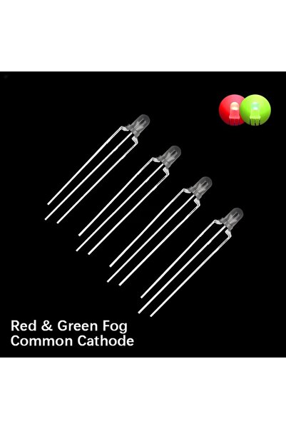 Choice10 R-G ضباب الكاثود 50 قطعة/الوحدة 3MM جولة واضحة / الضباب اثنين من الأ...