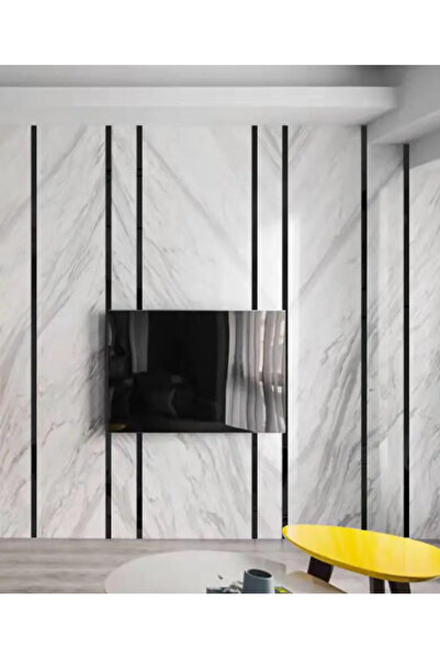 G Glixicom Banda Decorativa din Otel Inoxidabil Nichelat Negru Autoadeziva pe...