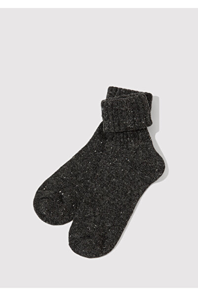 Mavi Wool Blend Gray Boot Socks 1913569-88035