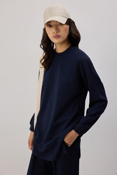 Touché Privé Tunic Pants Steel Knitted Set