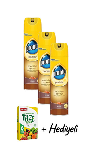 KMS HOME Ahşap Mobilya Temizleyici Parlatıcı Sprey 300 ml X 3 Adet