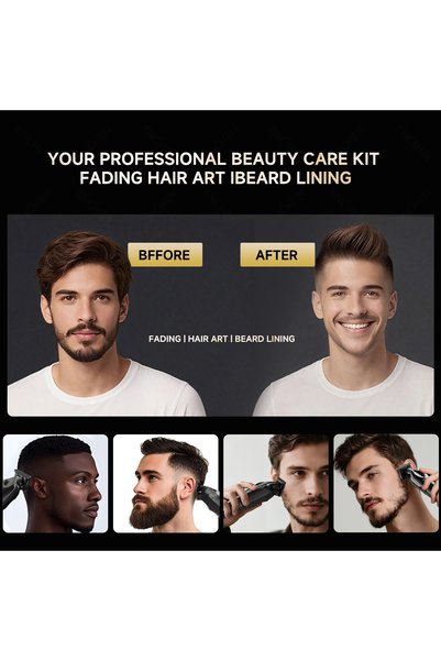 Enchen Sharp 6 Hair Beard Trimmer for Men Zero Gapped T Blade Cordless Rechargeable Clipper