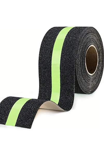G Glixicom Black-Phosphorescent Anti-Slip Adhesive Tape Stairs/Steps Applicable on Multi-Surfaces 5 m x 5 cm