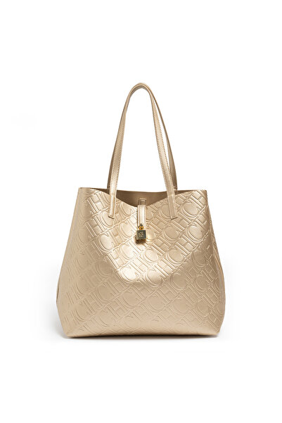 Ch حقيبة كروس أنيقة كبيرة السعة بتصميم منقوش لحقيبة التسوق النسائية