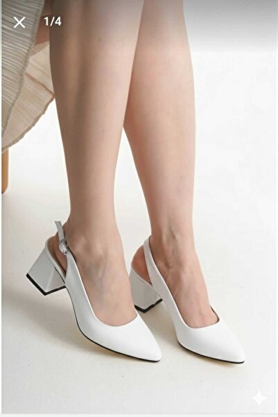 Henne Heeled Open-Back 7-Point Casual Shoes
