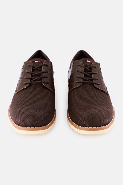 Tommy Hilfiger Men Medium Slip On Casual Shoes, Dark Brown