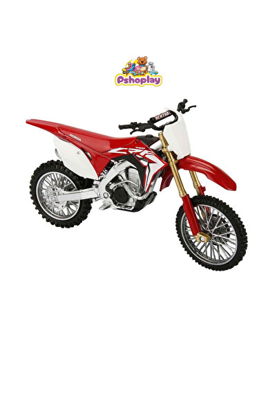 Pshoplay Honda Cfr450R Red 1:12 Metal Diecast Model Motorcycle