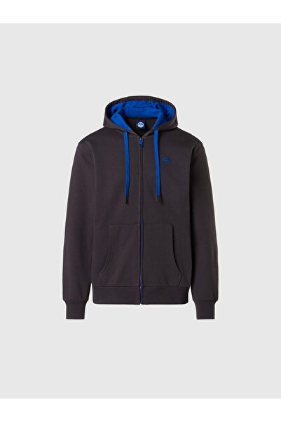 North Sails Tam Boy Fermuarlı Kapüşonlu Sweatshirt