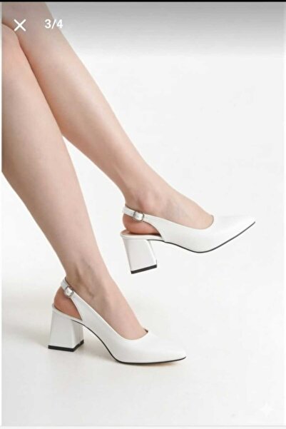 Henne Heeled Open-Back 7-Point Casual Shoes