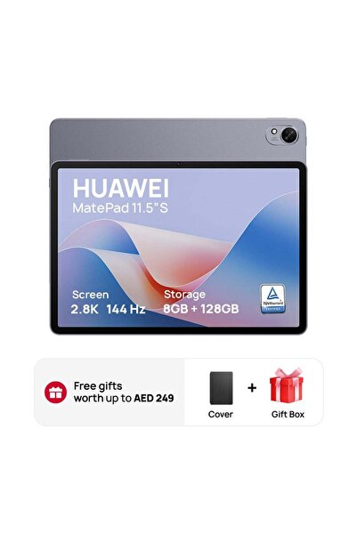 Huawei MatePad 11.5-Inch S Tablet Gray 8GB RAM 128GB WiFi + Free Gift - Middle East Version