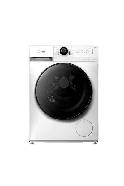 Midea Washer and Dryer Front Load - 8 Kg Wash & 6 Kg Dry - 14 Programs - Whit...