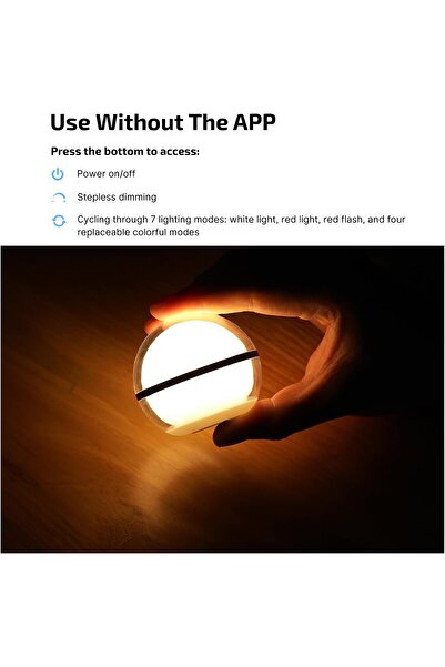 OLİGHT Sphere 75 Lumens Night Light - Rechargeable, App Control, 360°