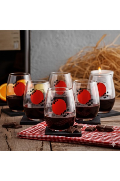 Hediyesepeti 12-Piece Kokina Glass Cup Set