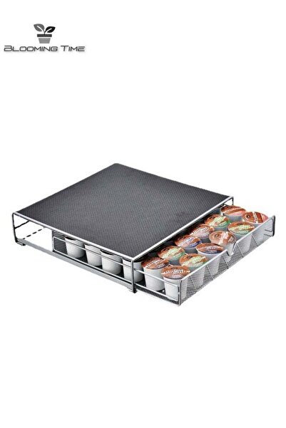 BLOOMING TIME Desktop Drawer Type Coffee Capsule Storage Rack, Large-Capacity Storage, Can Store Up To 36 Capsules