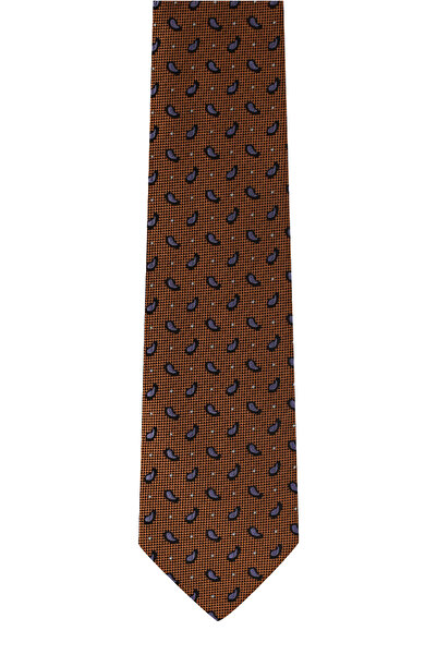Abdullah Kiğılı Italian Patterned Silk Tie