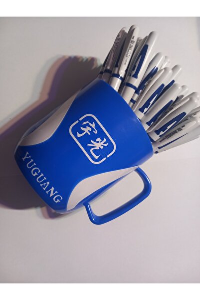 Fashion Johny Blue gel pen-Set. 4 pcs=6 Lei. For 48 pcs you get a FREE mug.