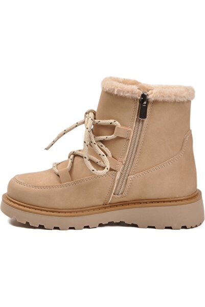 Cool 25C.Lina Zippered Warm Lined Non-Slip Sole Girls' Boots