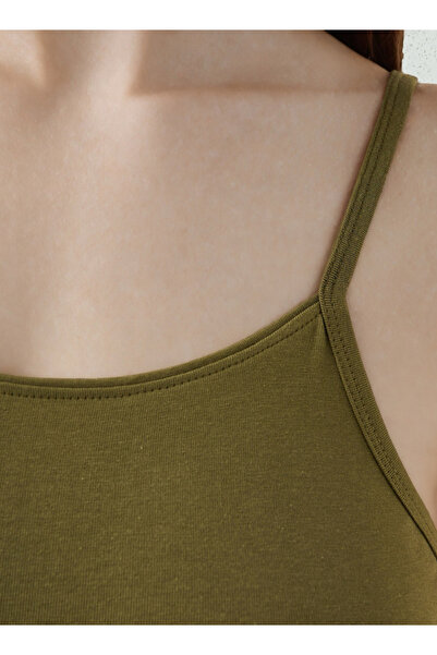 FAV Slim Fit Camisole with Spaghetti Straps Cotton Blend