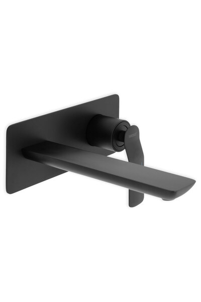 Maison Mex Baterie lavoar incastratã, MOONI L.21.5 H.9 cm, negru