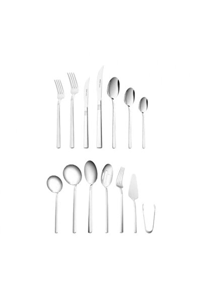 Karaca Nil Elegance Besteckset für 12 Personen, 91 Teilig