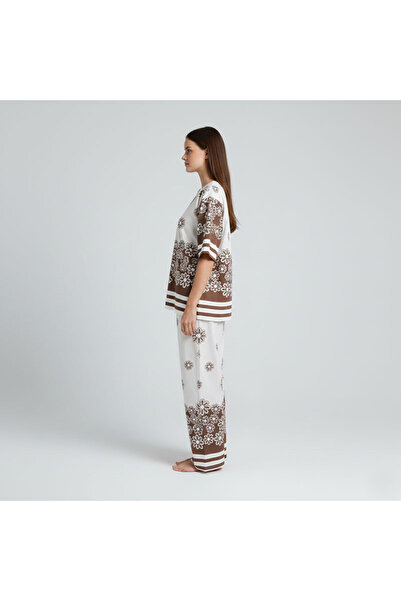 Muchmy 2 Piece Women Clothing Set Girls Co-ord Set Ladies Clothing Set Women's Floral Set