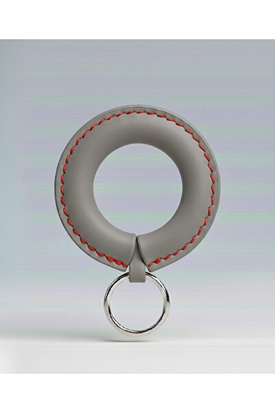 ZYLA سلسلة مفاتيح من الجلد الطبيعي مصنوعة يدويًا 12 خيارًا للألوان - القطر ال...