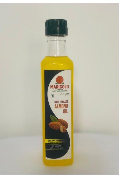 Marigold FarmFood UAE milled Woodpressed Almond oil UAE milled UAE milled