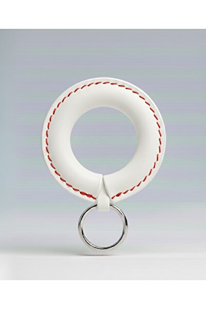 ZYLA سلسلة مفاتيح من الجلد الطبيعي مصنوعة يدويًا 12 خيارًا للألوان - القطر ال...