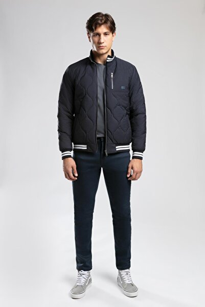 Lee Cooper Dashawn Erkek Dik Yaka Mont Lacivert